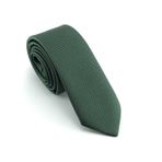 PİERRONİ Yeşil Oxford Desen Slim Kravat