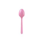 Pietra Rotto Pembe Renkli Plastik Kaşık 25 Adet