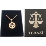 Pigado Astroloji Burçlar Rose Renk Özel Kutusunda Kolye