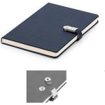 Pigado Mıknatıslı 16 GB Usb'li Kilitli Defter Lacivert