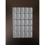 Pigment Boya ve Sulu Boya Kutusu Full Pan 30 x 19 mm (Bioplastik Doğal Malzeme) - Beyaz - 25 Adet
