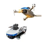 Piha B6 Mini Beyaz 1080P Çift Kamera 2 Batarya 5G Drone