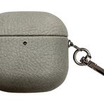 Piili Airpods 4.Nesil Leather Case Kulaklık Kılıfı Gri