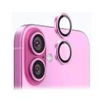 Piili Imperium iPhone 17 Safir Ar-Af Lens Koruyucu - Pembe