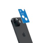 Piili iPhone 15 - 15 Plus Siyah Safir Lens Koruyucu