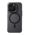 Piili iPhone 15 Pro Max Geomatrix Magsafe Siyah Kılıf