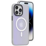 Piili iPhone 15 Pro Max Neon MagSafe Telefon Kılıfı Beyaz