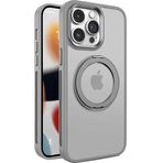 Piili iPhone 15 Pro Max Rotation Magsafe Telefon Kılıfı Gri