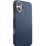 Piili iPhone 16 Leather Magsafe Telefon Kılıfı Mavi