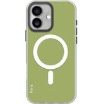 Piili iPhone 16 Phantom Magsafe Telefon Kılıfı Yeşil