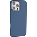 Piili iPhone 16 Pro Max Leather Magsafe Telefon Kılıfı Mavi