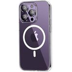 Piili iPhone 16 Pro Max Magsafe Crystal Clear Telefon Kılıfı Şeffaf