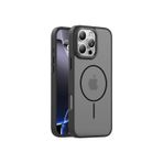 Piili iPhone 16 Pro Max Shadow Magsafe Telefon Kılıfı Siyah