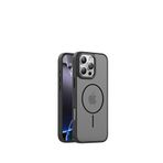 Piili iPhone 16 Pro Max Siyah Shadow Magsafe Uyumlu Telefon Kılıfı