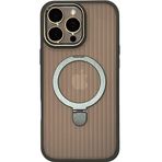 Piili iPhone 16 Pro Ring Mate Magsafe Telefon Kılıfı Gri
