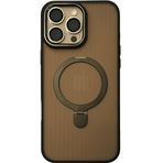 Piili iPhone 16 Ring Mate Magsafe Telefon Kılıfı Siyah