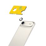 Piili iPhone 17 Air Safir Lens Koruyucu Gri
