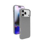Piili ıPhone 17 Pro Kevlar Serisi Magsafe Kılıf Gri Karbon