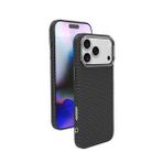 Piili ıPhone 17 Pro Kevlar Serisi Magsafe Kılıf Karbon