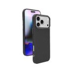 Piili ıPhone 17 Pro Max Kevlar Serisi Magsafe Kılıf Karbon