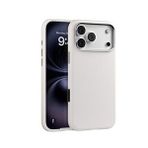 Piili ıPhone 17 Pro Max Leather Magsafe Kılıf Titanyum