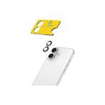 Piili iPhone 17 Safir Lens Koruyucu Gümüş