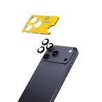 Piili iPhone 17 Safir Lens Koruyucu Siyah
