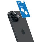 Piili iPhone15/15 Plus Safir Lens Koruyucu Siyah