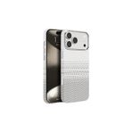 Piili Knit iPhone 17 Pro Kevlar Case Telefon Kılıfı Beyaz