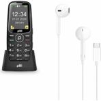 Piili P10 Tuşlu Cep Telefonu Siyah KVK Garantili Şarj Standlı + Kulaklık Hediyeli - 32 GB