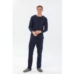 Pijadore 1530 Büyük Beden Uzun Kollu Erkek Pijama Takım