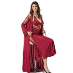Pijama Pazarı 1019 Kadın Çeyizlik Penye 6'lı Takım-bordo BORDO M