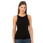 Pijama Pazarı 3403 Kadın Halter Yaka Fitilli Atlet T-shirt SİYAH M