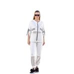 Pijama Pazarı File Detaylı Kapüşonlu Eşofman Takım Cossy by Aqua 24705 Krem 42