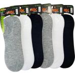 Pijamask Erkek 6'lı Bambu Kokulu Dikişsiz Soft Yıkamalı Sneaker Görünmez Çorap - 40 - 45 - Asorti