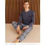 Pijamoni Erkek Süprem Uzun Kol İnce Pijama Takımı 6300 / 9 - 1 Adet