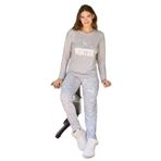 Pijamoni Kadın Pijama Takımı Uzun Kollu Bisiklet Yaka Termal