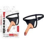 Pikardi Realistik Ten Dokusunda 19 cm Uzunlukta Ayarlı Kemerli Belden Baglamalı Penis Strapon