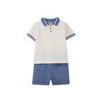 Pike Polo Tişört Şort 2'li Takım Erkek Bebek G9987A526SM, 18-24 AY