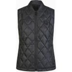 Pikeur Quilted Vest 1001 College Yaka Lüks Tasarım Spor Kadın Yelek - 36 - Siyah