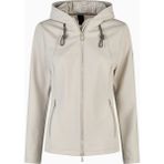Pikeur Selection 8045 Lüks Kapüşonlu Tech Fleece Kadın Spor Ceket - 42 - Açık Gri