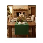 PİKKO HOME 40*140 CM Buket Yeşili Kadife Dokulu Dertsiz Runner(Yılbaşı)