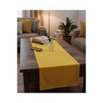 PİKKO HOME 40*140 CM HARDAL SARI KADİFE DOKULU DERTSİZ RUNNER
