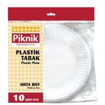 Piknik 10'lu 17 cm Plastik Tabak