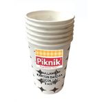 Piknik 6'lı Karton Bardak