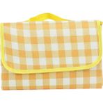 Piknik Battaniyesi Su Geçirmez Nem Geçirmez Kalınlaşmış Nonwoven Katlanabilir Taşınabilir Şemsiye Piknik Örtüsü Plaj Kamp Için Sarı 200X20 0cm / 78.7X78. 7in (Yurt Dışından)