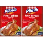 Piknik Gıda Ambalaj Yanmaz Fırın Torbası Zarf 8 Adet 1397 2li paket
