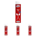 Piknik Kullan-At Plastik Kaşık 10'lu Büyük Beyaz 1486 4lü paket