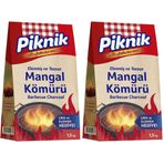 Piknik Mangal Kömürü 1,5 Kg 1958 (2 paketi)