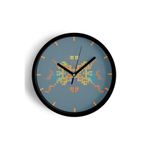 Piksel Zamanı Temalı Modern Duvar Saati - 25cm - Önü Camlı Siyah Kasa - Sessiz Mekanizma, JH0281S25SKP